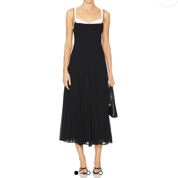 NEW Revolve Rue Sophie Black Ambroise Dress new with tags - Picture 1 of 3